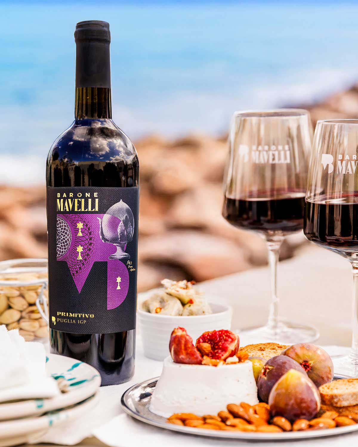 Primitivo Puglia  IGP - Testsieger Rotwein – ansprechend in Szene gesetzt