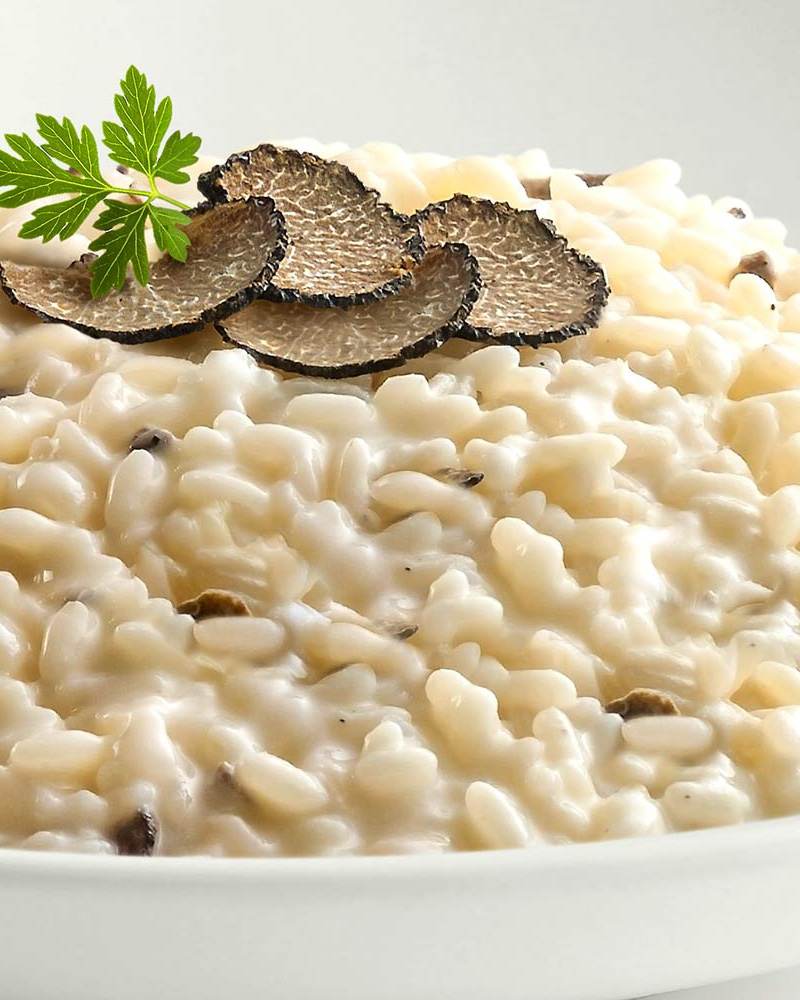 Risotto mit schwarzem Trüffel