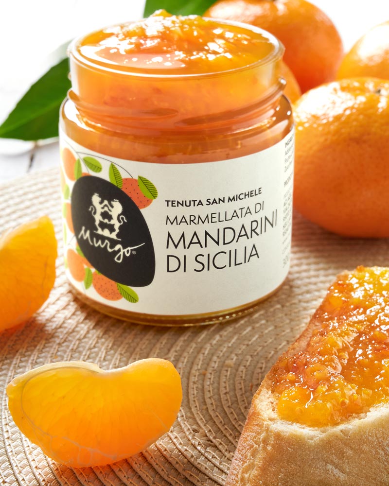 Sizilianische Mandarinenmarmelade – ansprechend in Szene gesetzt