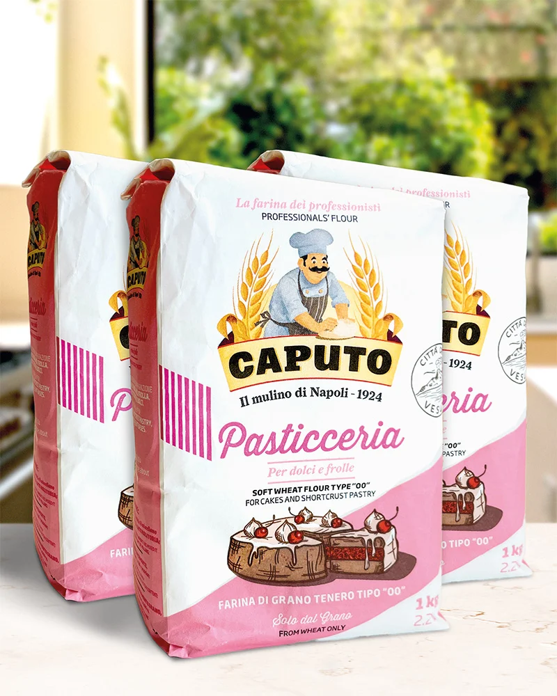 Caputo Farina Pasticceria für süße Backwaren Sparset 3 x 1kg