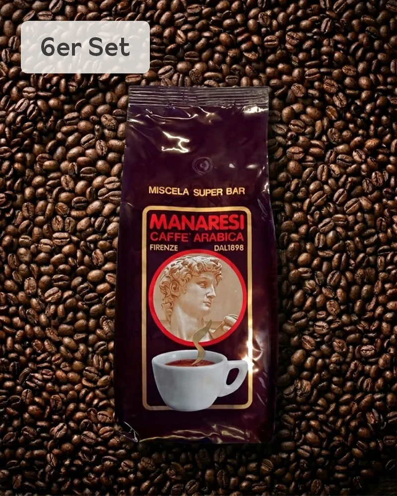 Sparset Espresso Super Bar Brown, ganze Bohnen - 6 x 1 kg