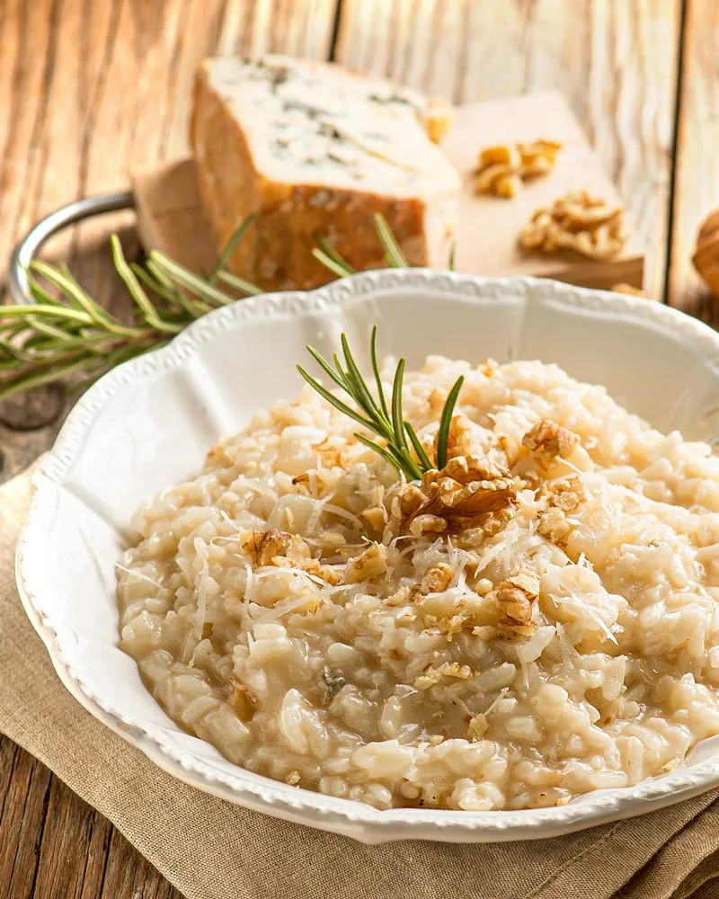 Italienischer Reis für Risotto - superfein – ansprechend in Szene gesetzt