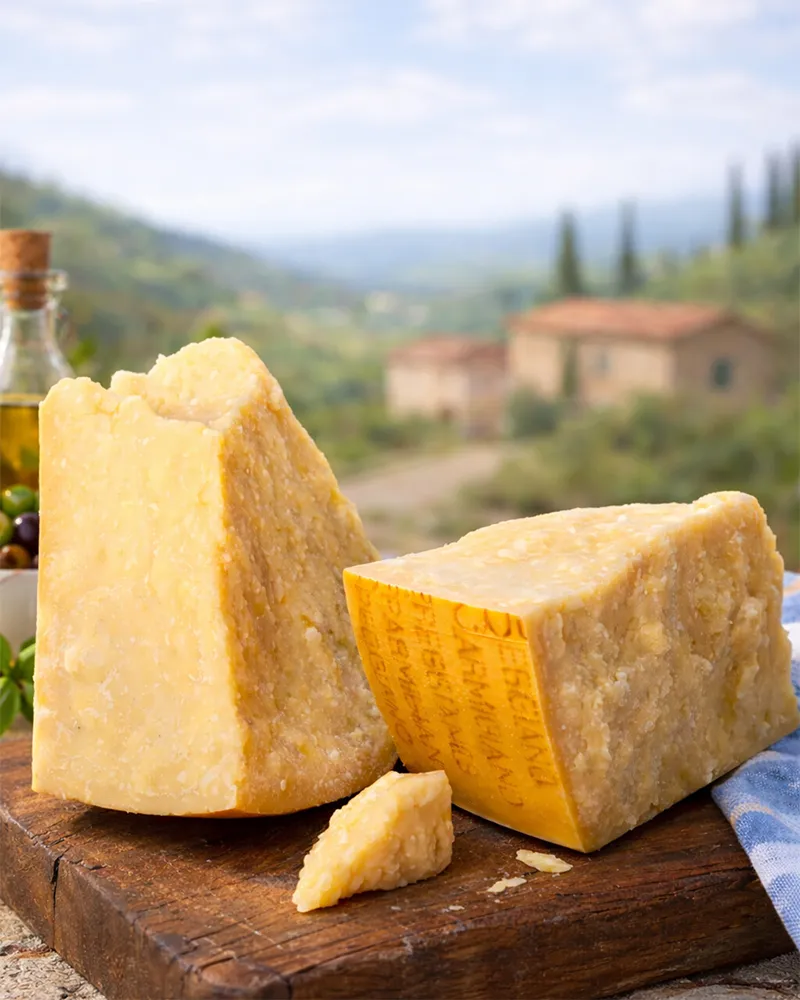 Parmesan DOP von der roten Kuh, 24 Monate gereift