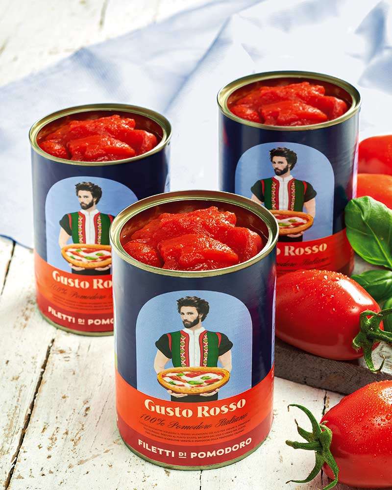 Tomatenfilets für Pizza - 3er Set